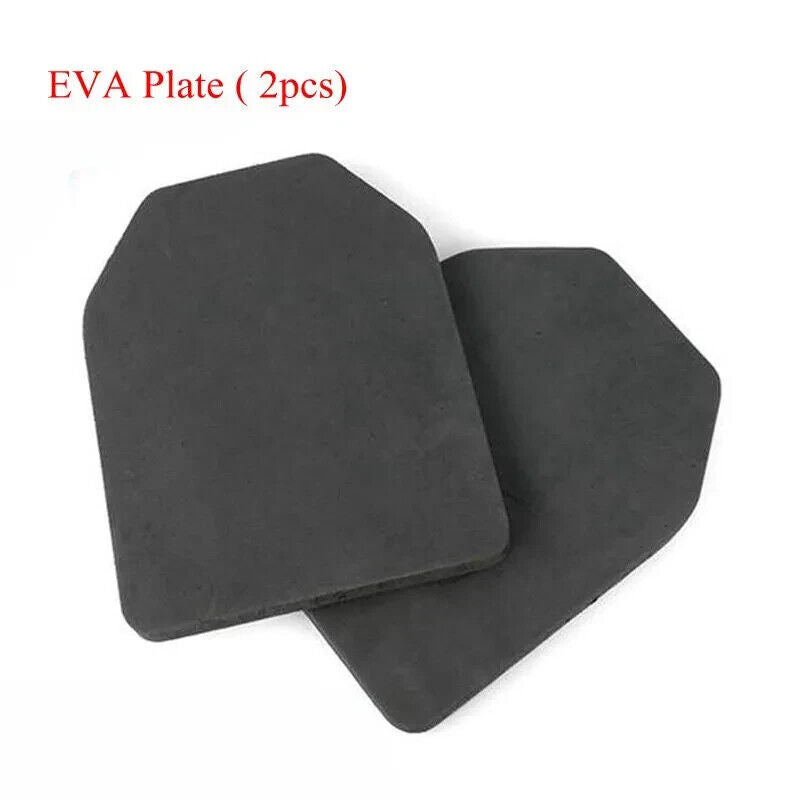 Plaques en mousse EVA Airsoft .55". Plaques Airsoft ou Paintball 10x12. Coupe SAPI, 2 pièces.