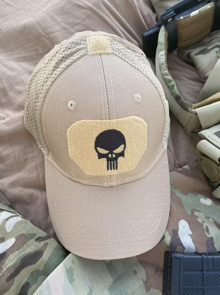 TAN/FDE PUNISHER OPERATORS HAT.