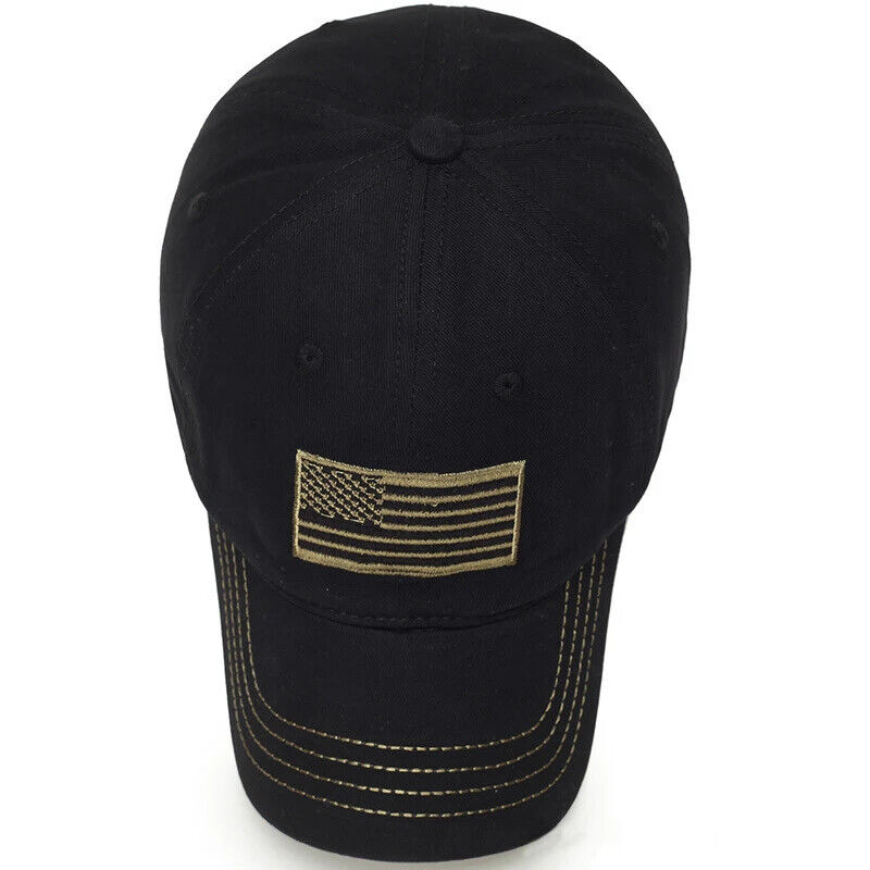 PATRIOTIC AMERICAN FLAG BASEBALL CAP. 3 COLORS TO CHOOSE FROM.