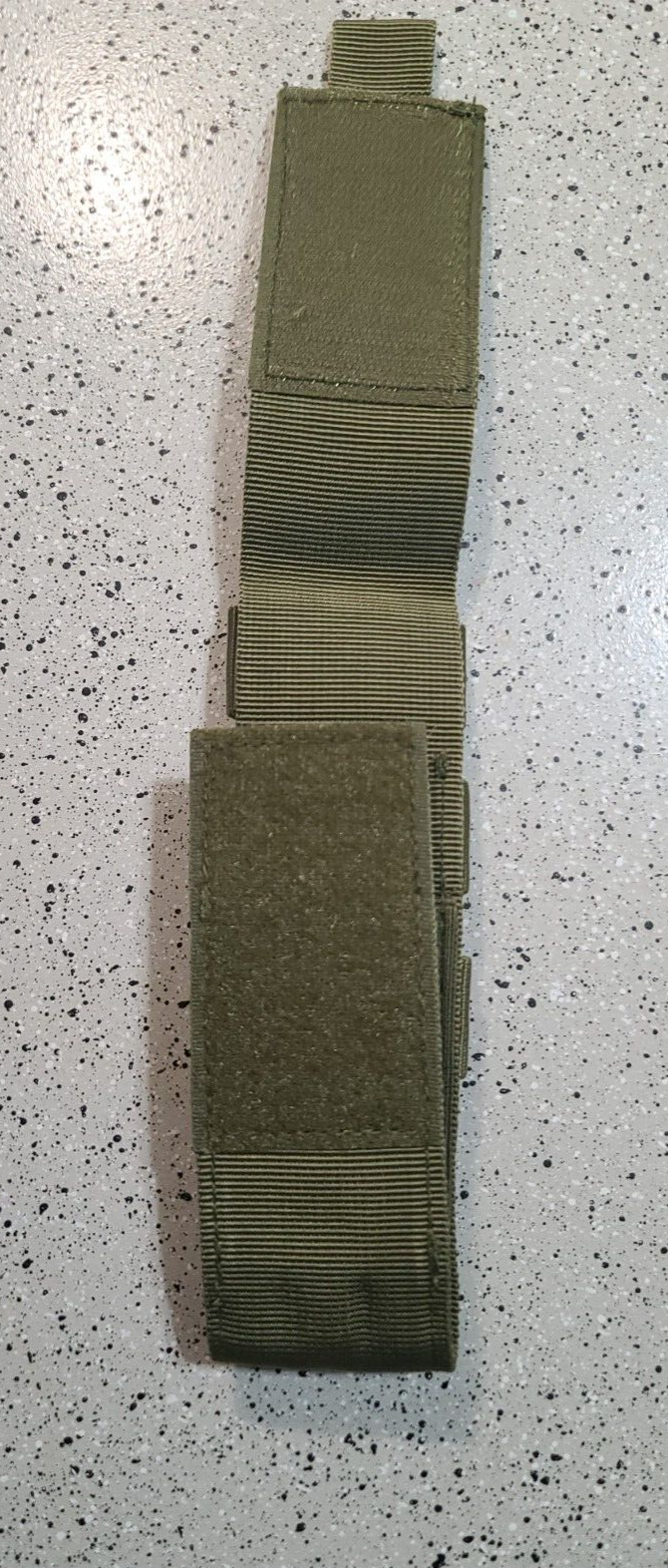 Pochette de garrot vert OD, avec cisailles de traumatologie et garrot rapide à une main.