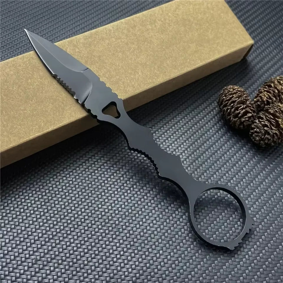 SOCP Dagger Tactical D2 Fixed Blade w/ Sheath. BM 176BK.