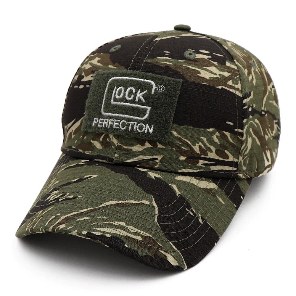 GLOCK PERFECTION TIGER CAMO STYLE CAP.