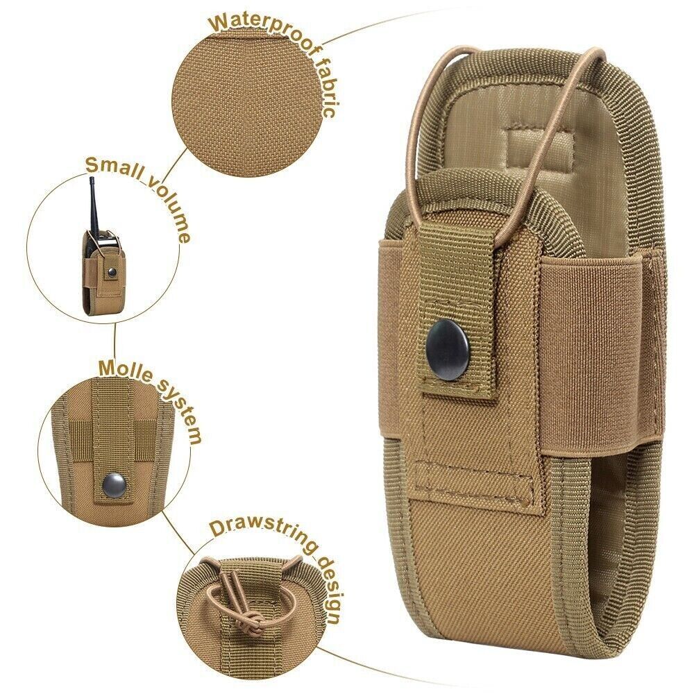 ÉTUI RADIO/TÉLÉPHONE FDE/TAN MOLLE
