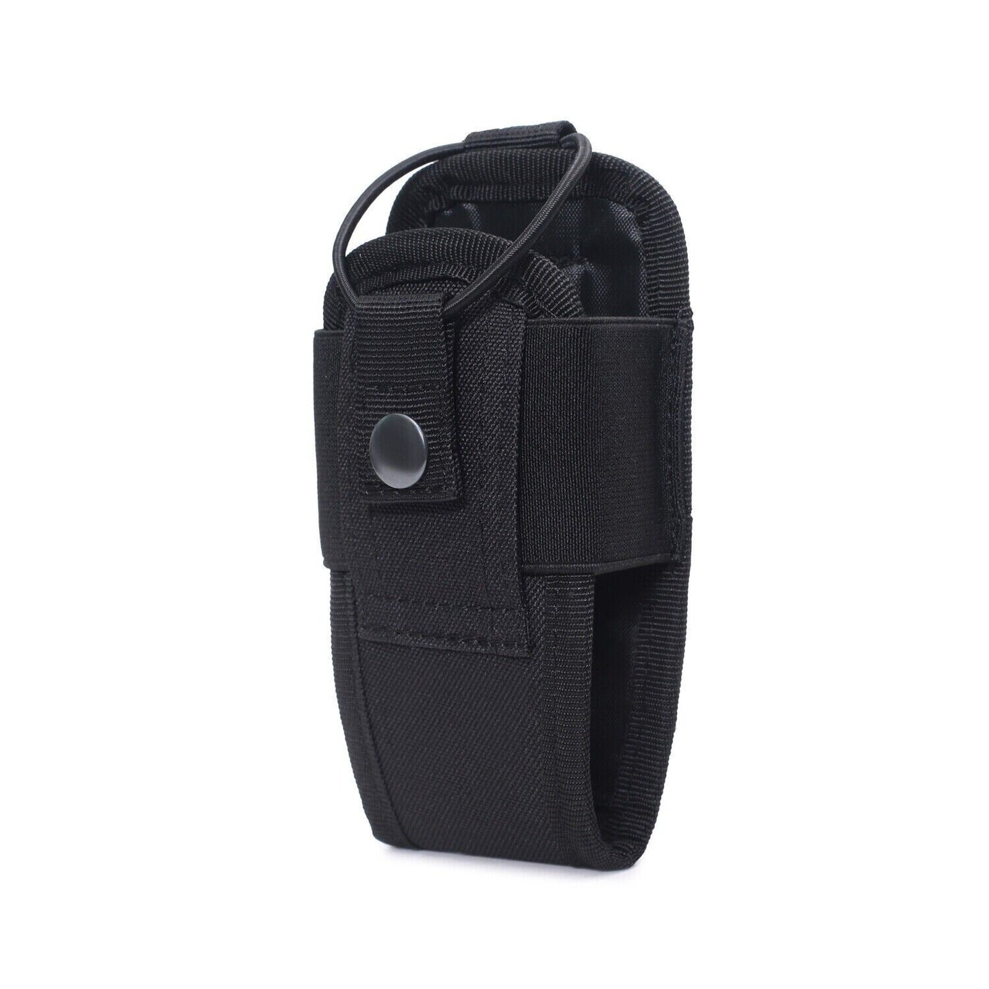 Étui noir pour radio/cellule tactique Molle.