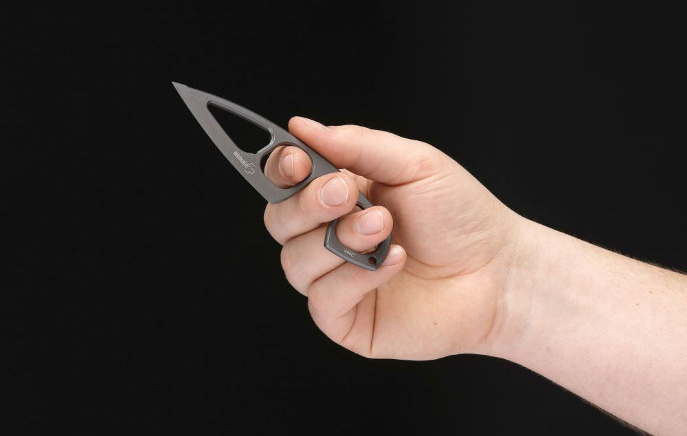 Boker Plus MA-2 Fixed Blade Neck Knife (2.5" Gray)