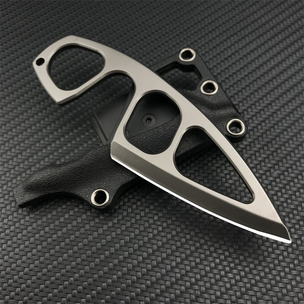 Boker Plus MA-2 Fixed Blade Neck Knife (2.5" Gray)