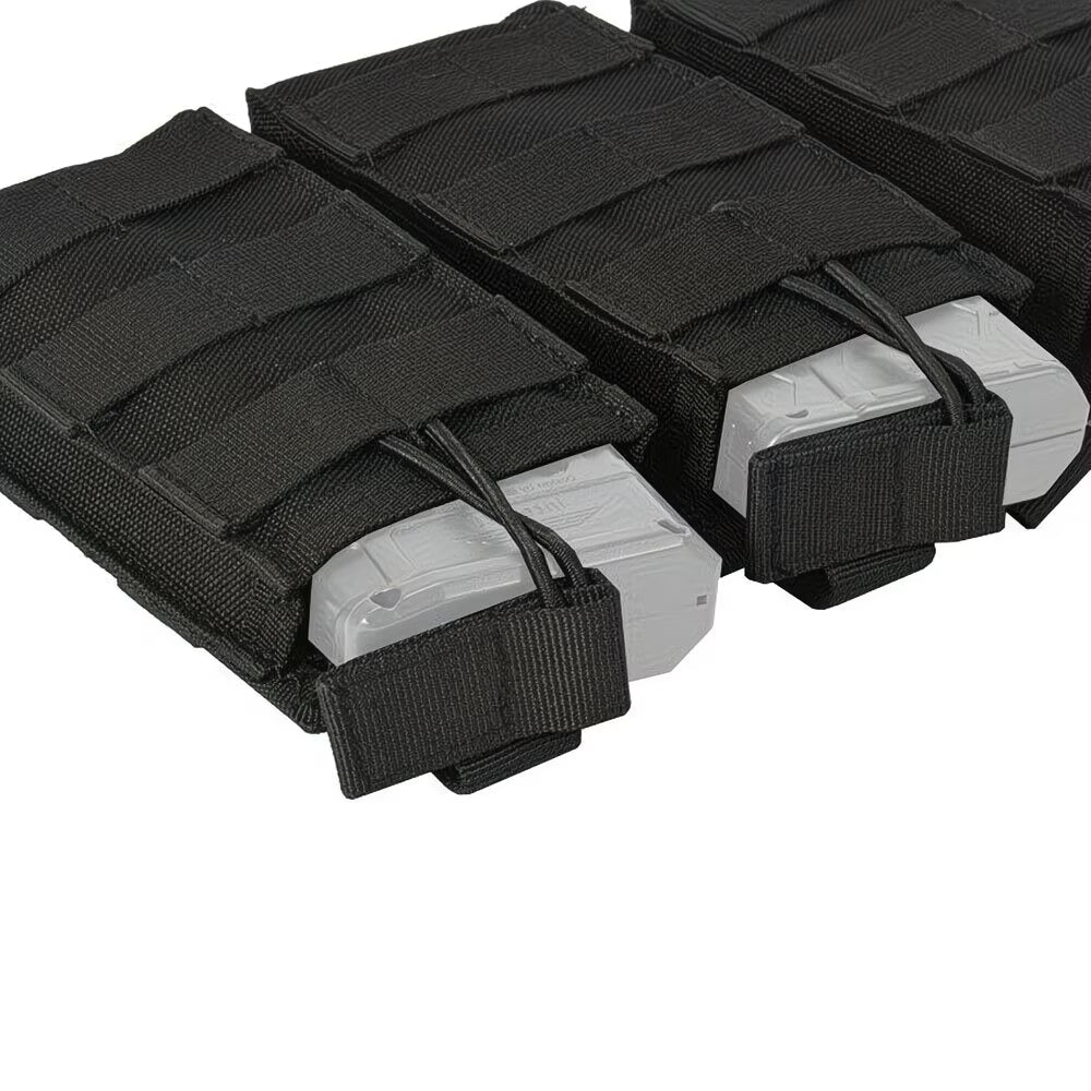 Loki-360 Tactical 3-Rifle Magazine MOLLE Black Pouch