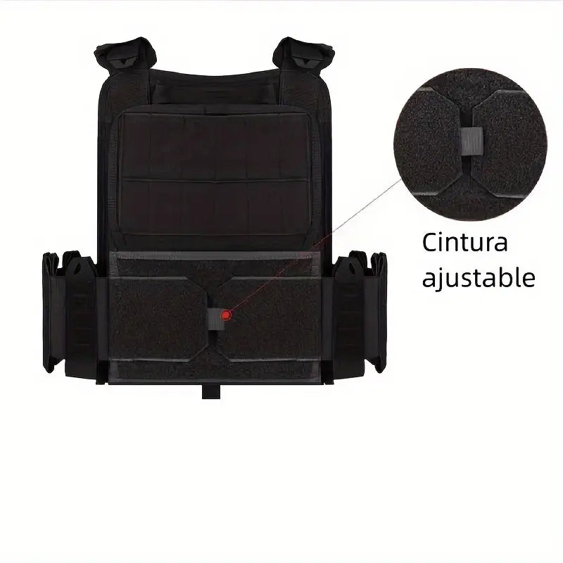 Tactical Plate Carrier 6094A. Quick Release, Lightweight, Heavy Duty, 1000D Nylon