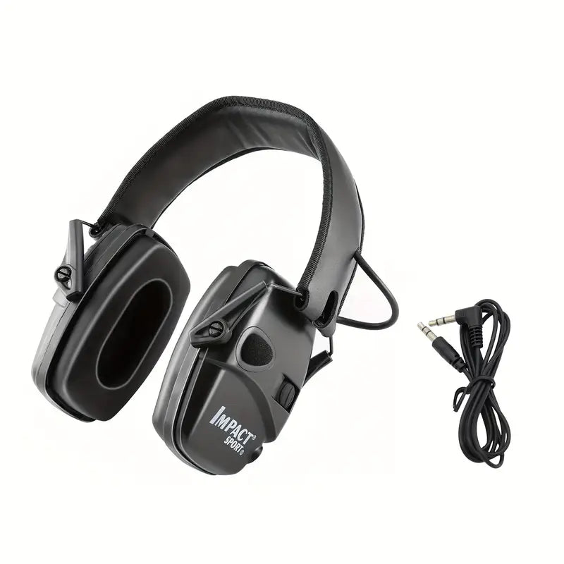 Shooting Earmuffs with Carrying Case & AUX Cable. 22db Electronic Volume control