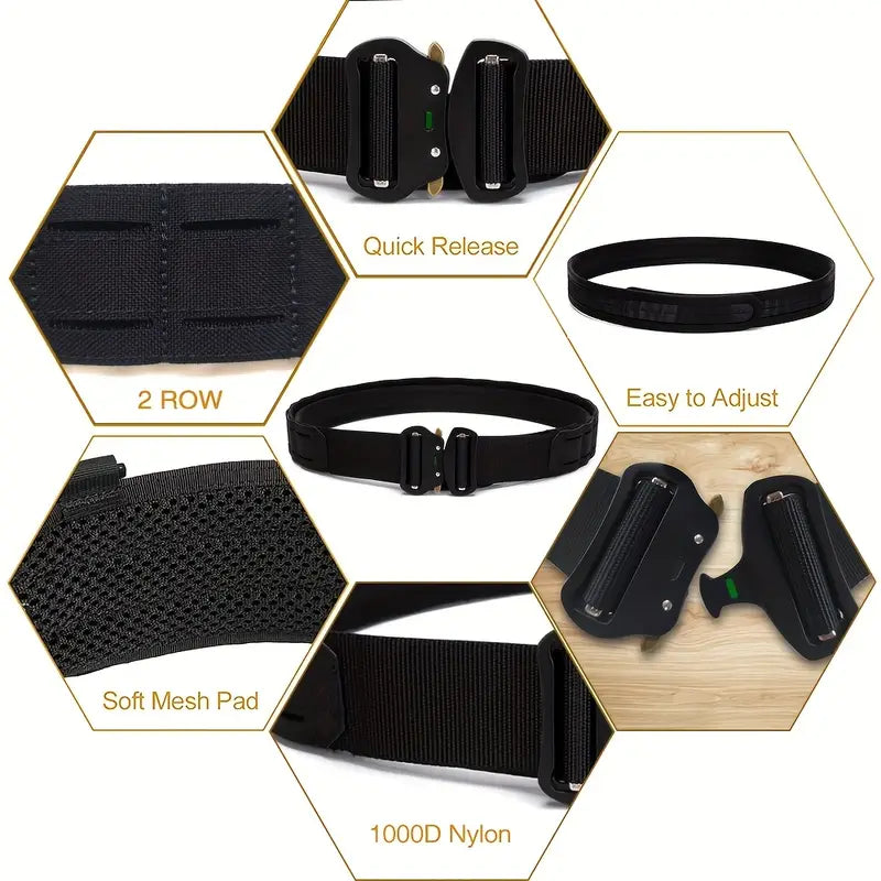 Molle Tactical Battle Belt. 2 Colors to choose from.