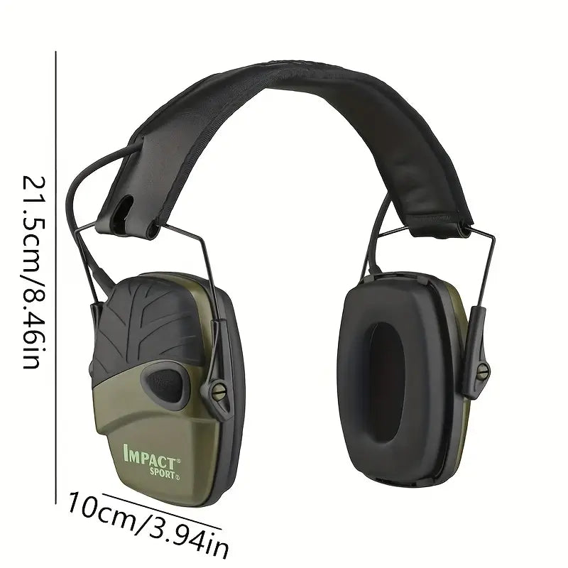 Electronic Shooters Tactical Ear Muffs. 22 DB, Slim, Anti-Noise Protection.