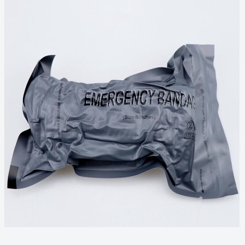 4" and 6" Israeli Trauma Bandage. Emergency Dressing, First Aid Compression Band