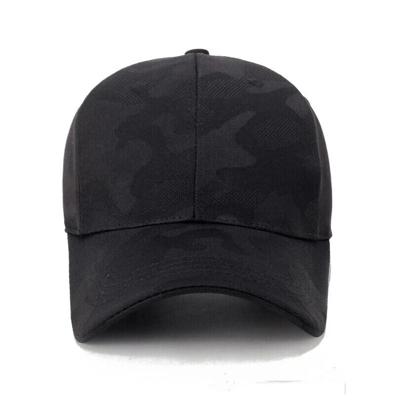 CASQUETTE DE BASEBALL CAMOUFLAGE GRIS OU NOIR.