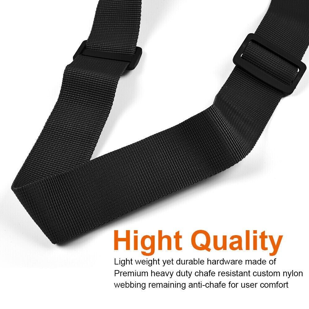2 POINT TACTICAL RIFLE BUNGEE SLING IN BLACK & GREEN.