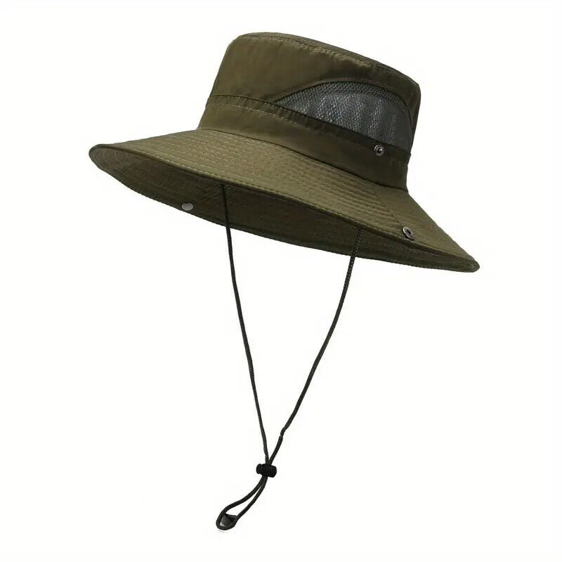 ARMY GREEN OR GREY MILITARY STYLE BOONIE HATS.