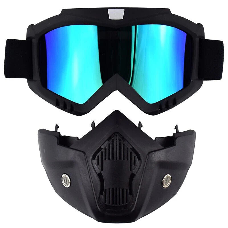 MOTO/PAINTBALL/AIRSOFT - MASQUE MODULAIRE DÉTACHABLE.