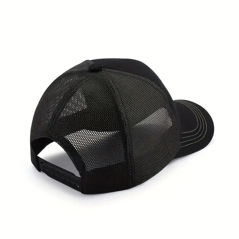 AMERICAN FLAG MESH BASEBALL HAT.