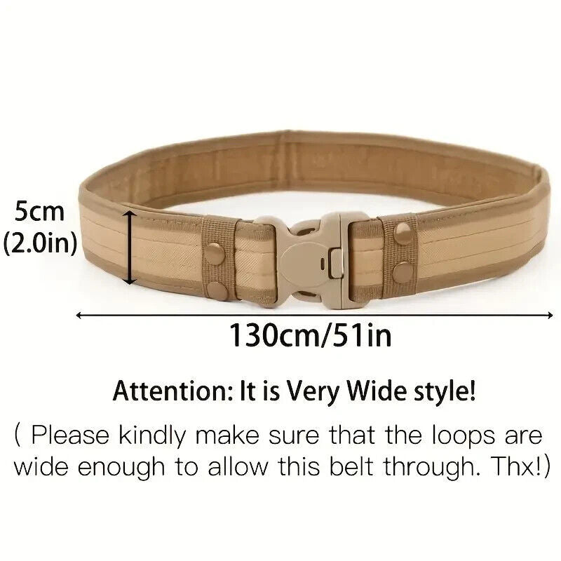 Ceinture de service/extérieur en nylon. 2 choix de couleurs.