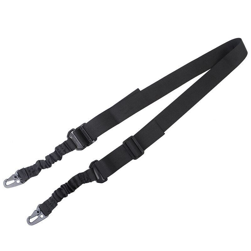 2 POINT TACTICAL RIFLE BUNGEE SLING IN BLACK & GREEN.
