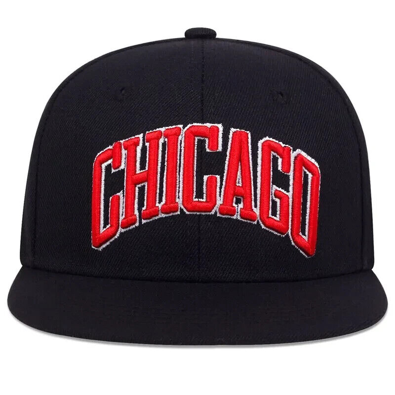 Chapeau brodé des Chicago Bulls de la NBA.