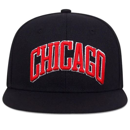 Chapeau brodé des Chicago Bulls de la NBA.