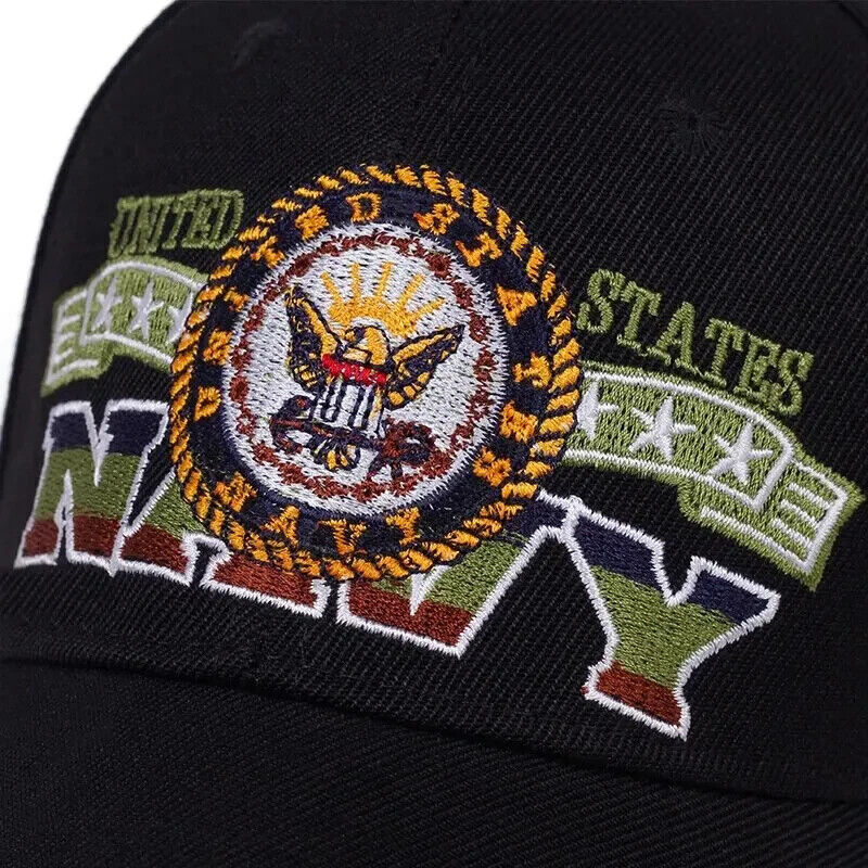 CHAPEAU EMBLÈME DE LA MARINE DES ÉTATS-UNIS. 3 CHOIX DE COULEURS.