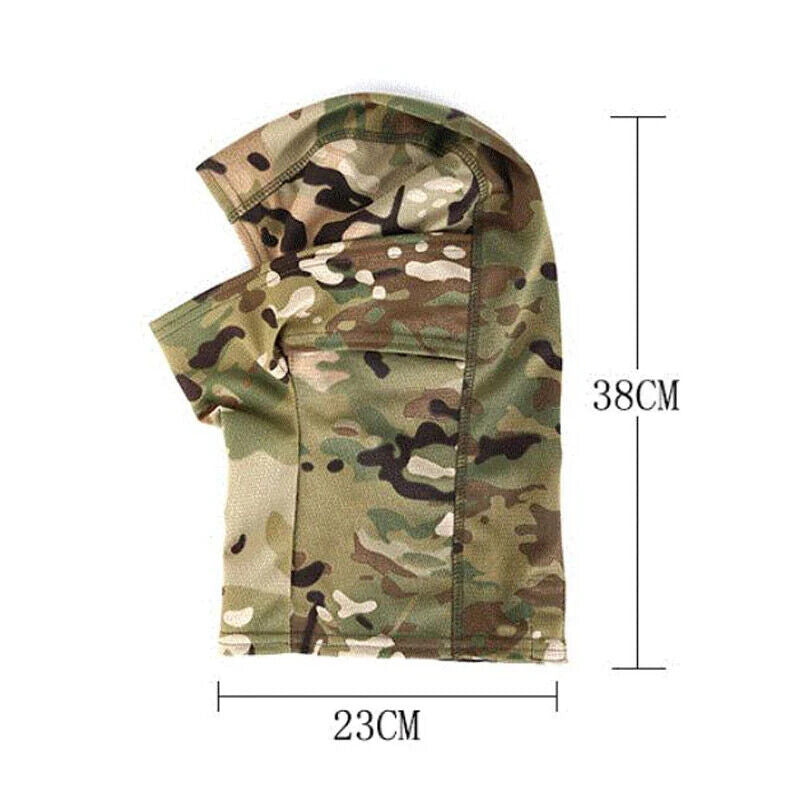 Cagoule militaire/chasse. Masque complet, protection UV. 2 couleurs au choix...