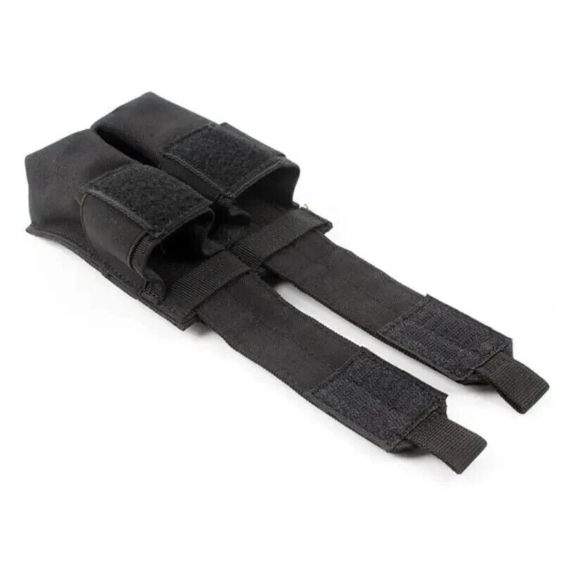 Double Pistol Magazine Molle Pouch Holder. 3 colors to choose from. 600D Nylon.