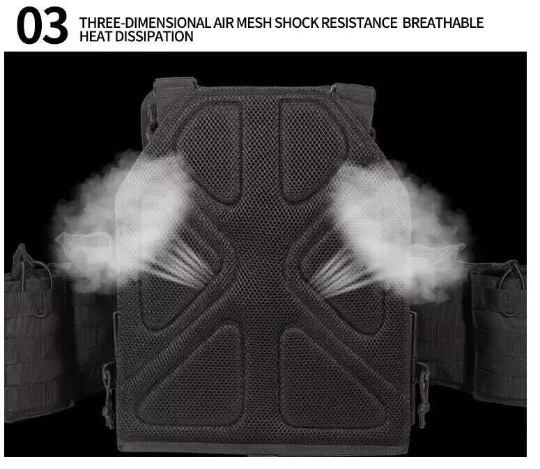 YAKEDA FAST Quick-release Plate Carrier. Battle Field, Military Tactical Vest.