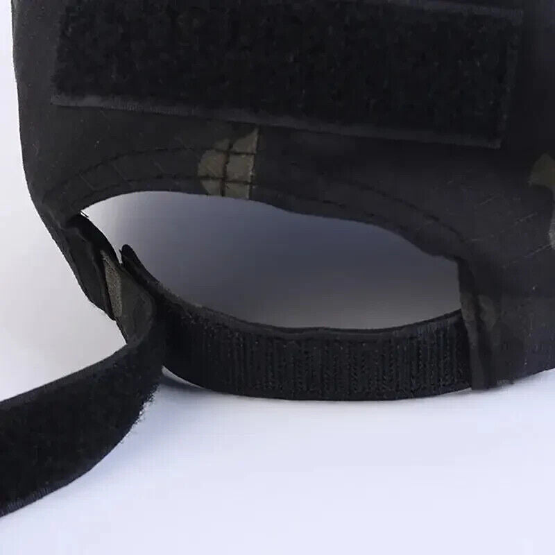 Chapeau militaire ventilé pour opérateur/entrepreneur. Ventilation latérale en maille.