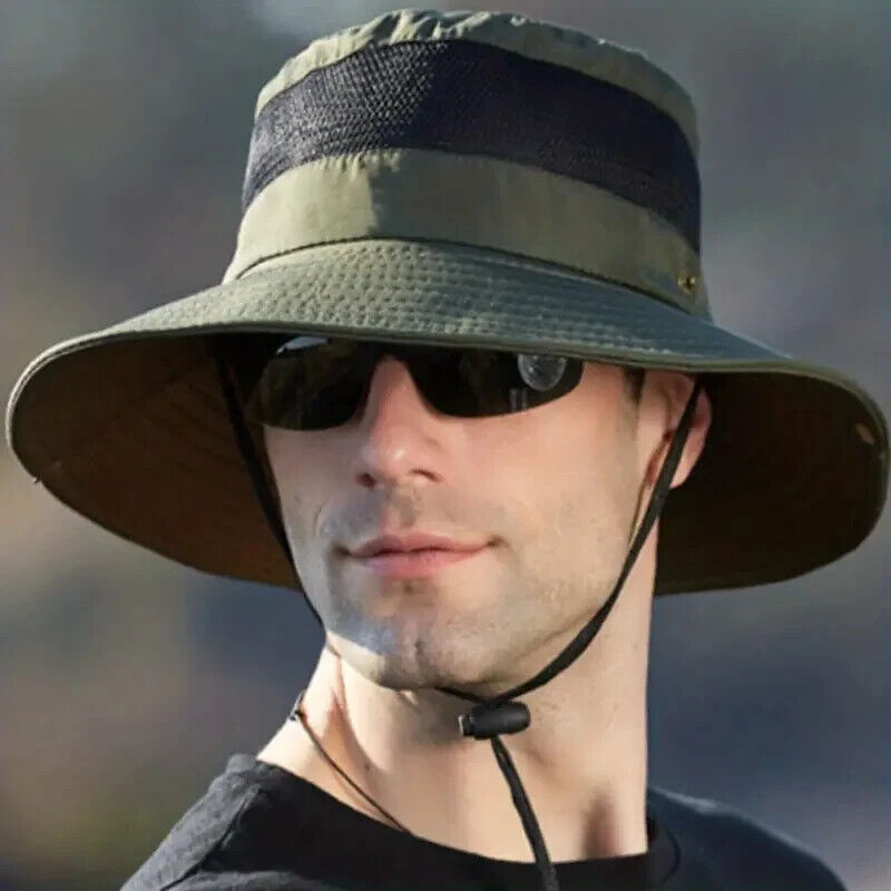 ARMY GREEN OR GREY MILITARY STYLE BOONIE HATS.