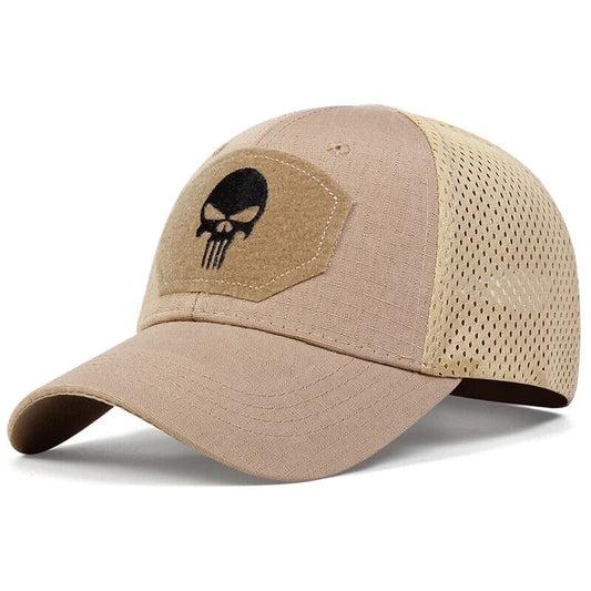 TAN/FDE PUNISHER OPERATORS HAT.
