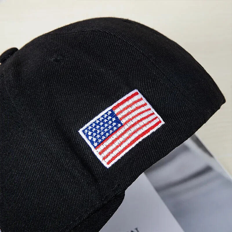 Chapeau d'Oakland Athletics A. Drapeau américain brodé.