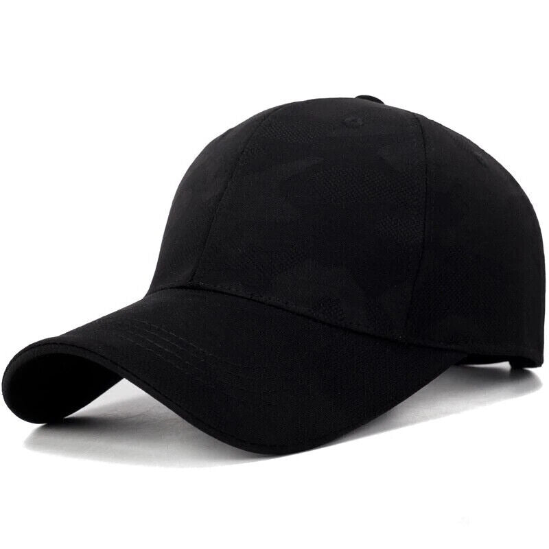 CASQUETTE DE BASEBALL CAMOUFLAGE GRIS OU NOIR.