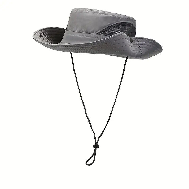 ARMY GREEN OR GREY MILITARY STYLE BOONIE HATS.