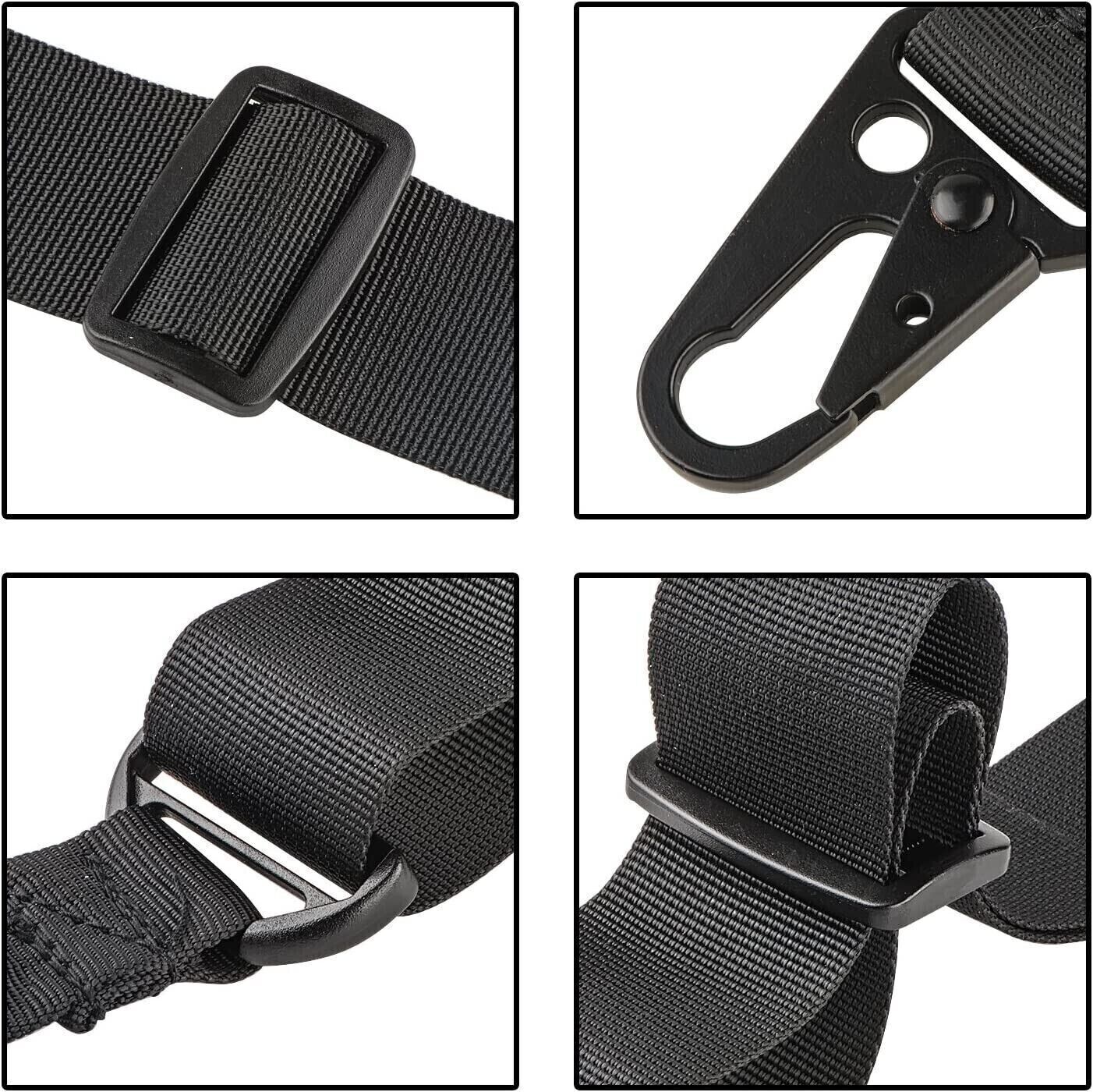 2 POINT TACTICAL RIFLE BUNGEE SLING IN BLACK & GREEN.