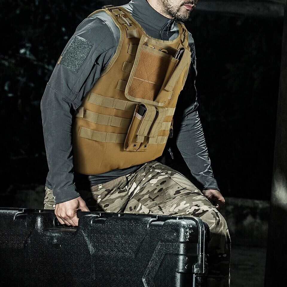 Double Pistol Magazine Molle Pouch Holder. 3 colors to choose from. 600D Nylon.