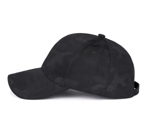 CASQUETTE DE BASEBALL CAMOUFLAGE GRIS OU NOIR.