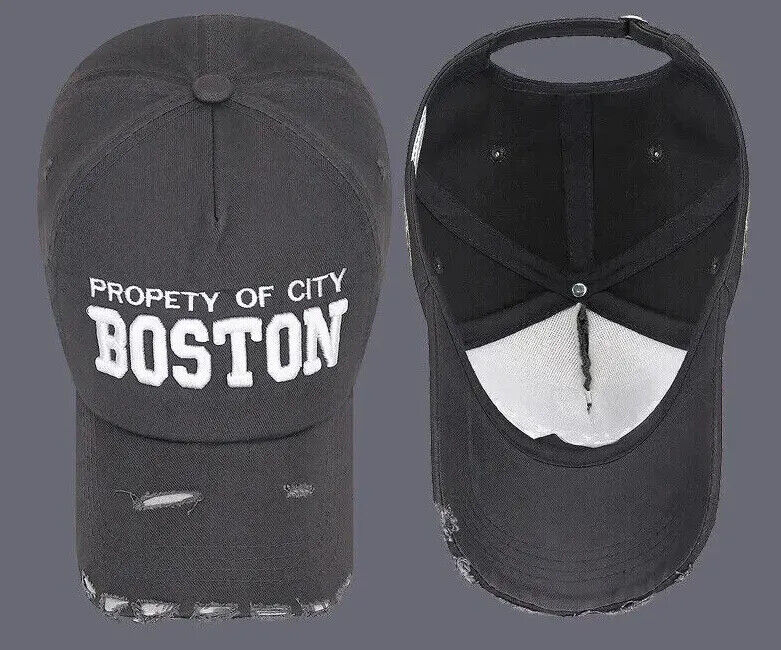 Distressed Bill, Boston Baseball Cap.