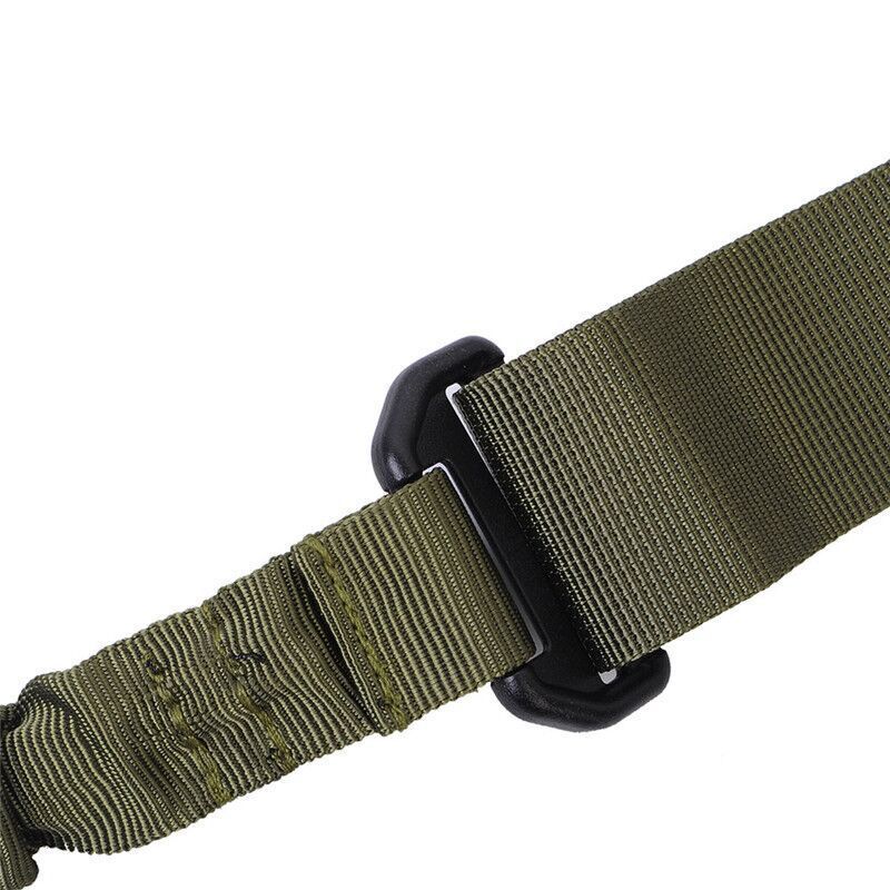 2 POINT TACTICAL RIFLE BUNGEE SLING IN BLACK & GREEN.