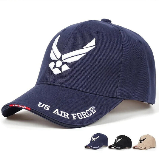CASQUETTE DE BASEBALL AVEC LOGO DE L'US AIR FORCE.