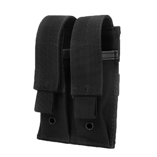 Porte-pochette Molle pour chargeur double pistolet. 3 couleurs au choix. Nylon 600D.