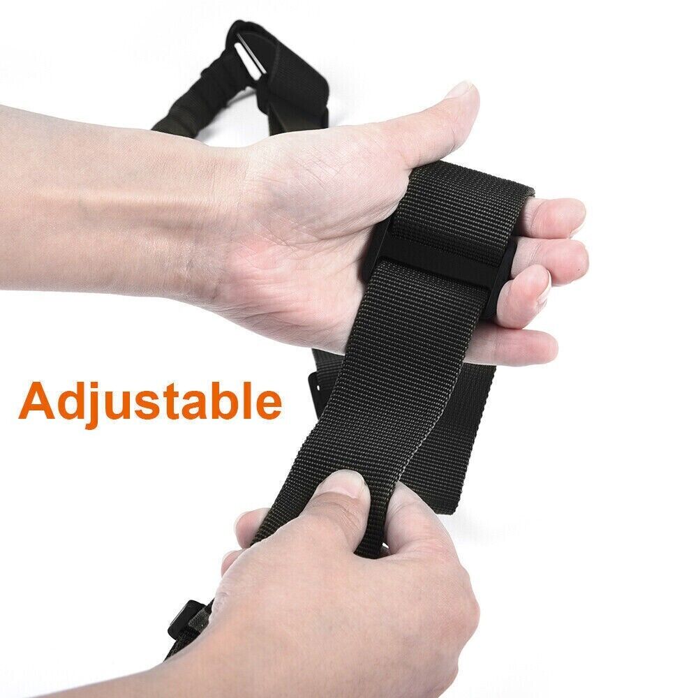 2 POINT TACTICAL RIFLE BUNGEE SLING IN BLACK & GREEN.