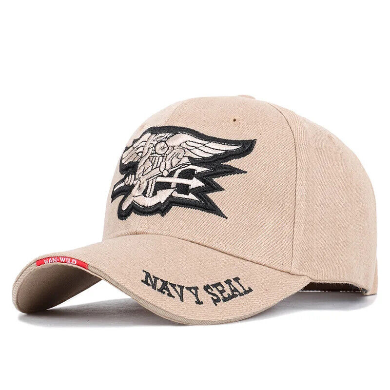 CASQUETTE DE BASEBALL AVEC LOGO US NAVY SEAL. 3 CHOIX DE COULEURS.