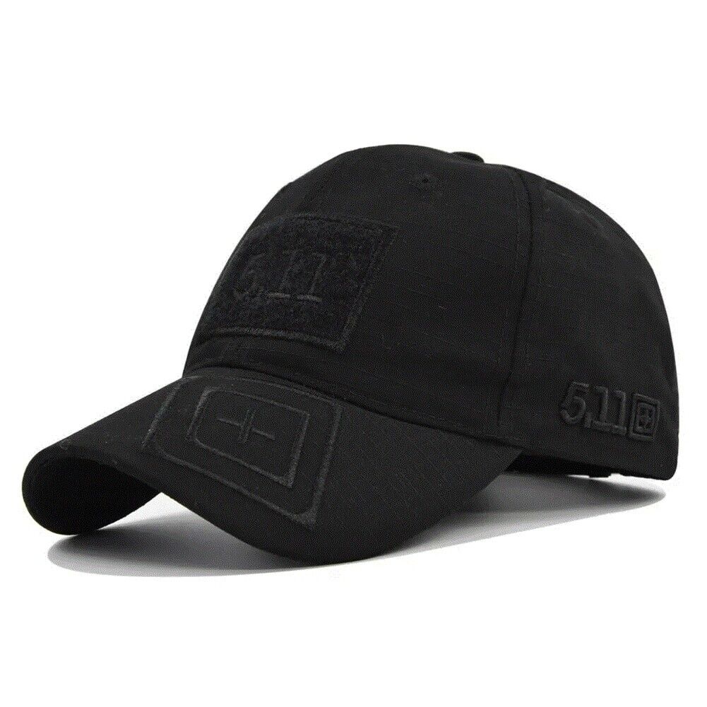 5.11 BLACK ON BLACK STYLE HAT.