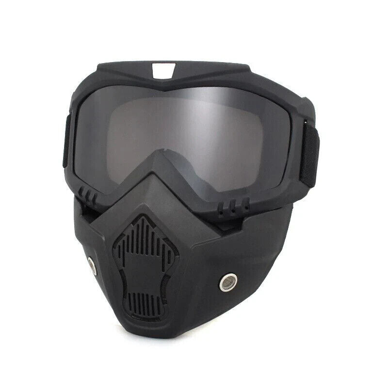 MOTO/PAINTBALL/AIRSOFT - MASQUE MODULAIRE DÉTACHABLE.