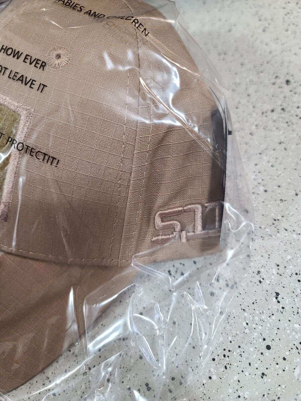 5.11 STYLE TAN/FDE HAT