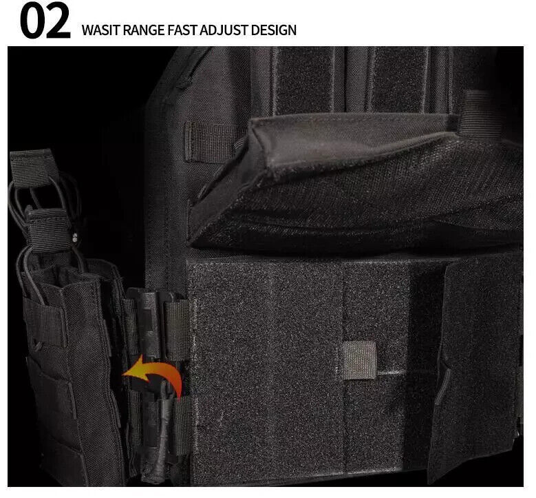 YAKEDA FAST Quick-release Plate Carrier. Battle Field, Military Tactical Vest.