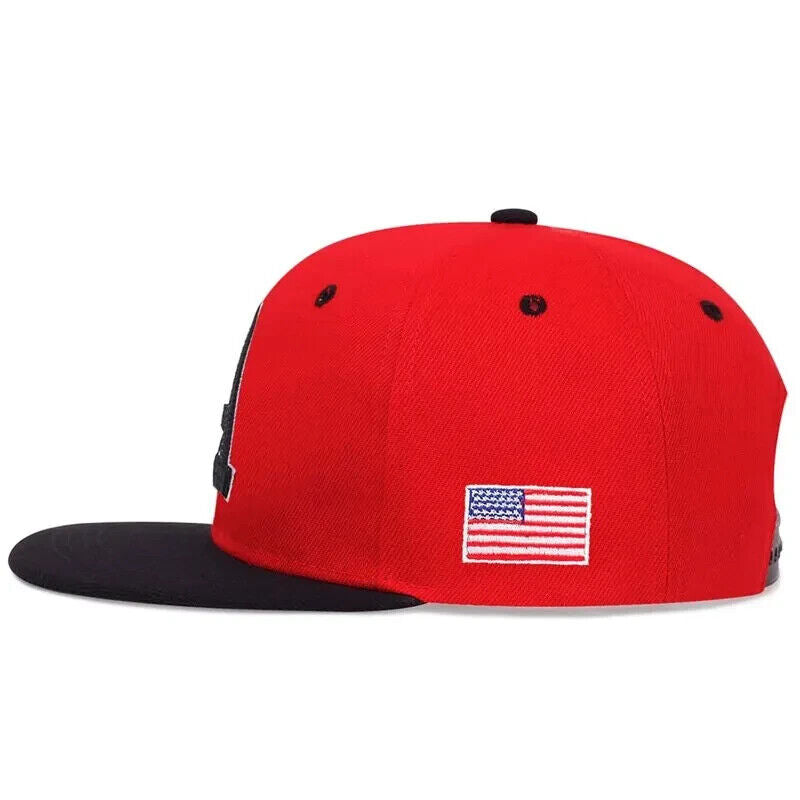 Chapeau large et plat rouge d'Oakland Athletics A.