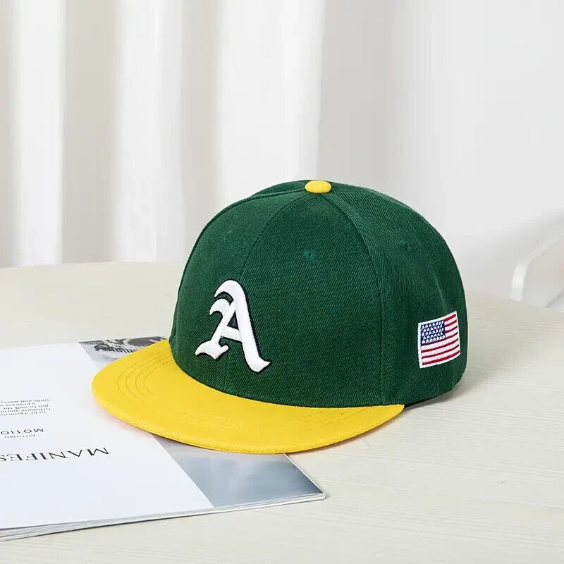 Oakland Athletics A's Wide Rim Embroidered Hat.